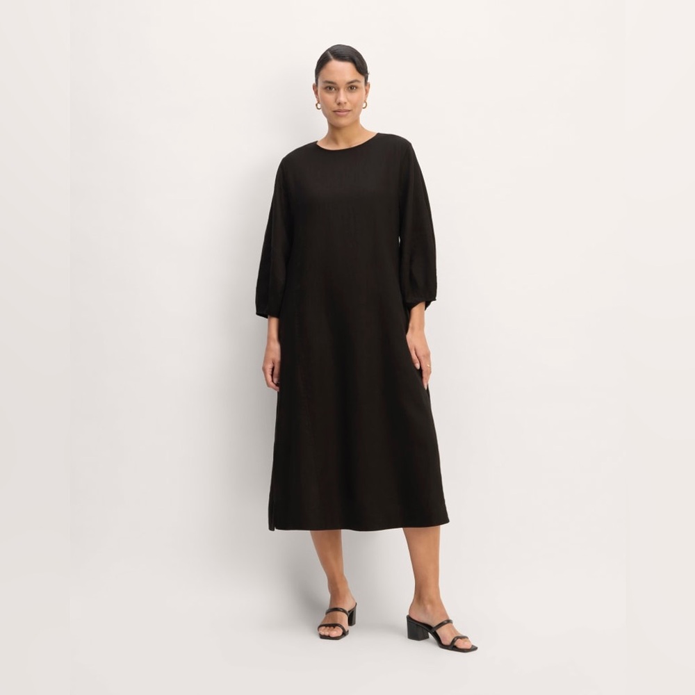 Everlane Black Midi Dress